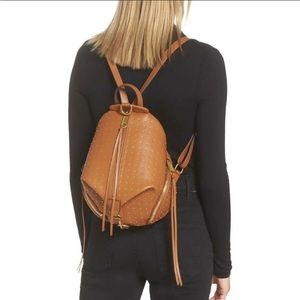 NWOT Rebecca Minkoff Julian Medium Studded Backpack in Caramello